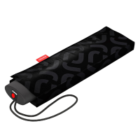 Umbrella Pocket Mini opvouwbare paraplu   Signature Black Hot Print