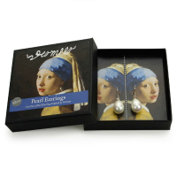 Meisje met de Parel oorbellen zilver