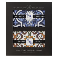Zeepset Lavender & Chamomile / Santal & Tonka 2 x 200 gr