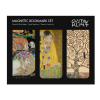 Magnetische boekenleggers Gustav Klimt (3 stuks)
