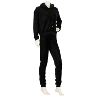Huispak dames Effen zwart   maat S/M