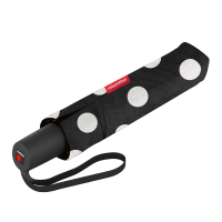 Umbrella Pocket Duomatic opvouwbare paraplu   Dots White
