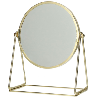 Make up spiegel op frame (3x vergrotend)   goud