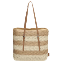 Strandtas Natural Stripes