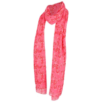 Langwerpige zomer sjaal roze