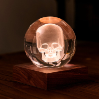 Amber Crystal Light 3D Laser Schedel