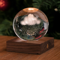 Amber Crystal Light 3D Laser Regenwolk