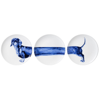 Wandborden set Teckel 26 cm (3 delig)