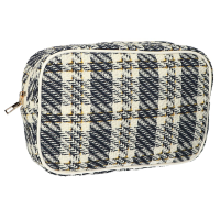 Toilettas Box Tweed Ruit