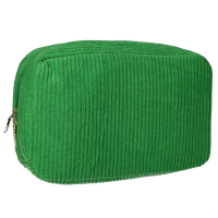Toilettas Rib Stof groen