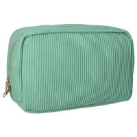 Toilettas Rib Stof turquoise