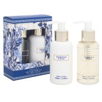 Portus Cale Gold & Blue Travelset