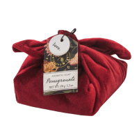 Pomegranate zeep 150 gr in fluweel