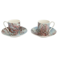 Espresso set Van Gogh   Roze perzikbomen