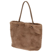 Sarlini   Shopper imitatiebont taupe