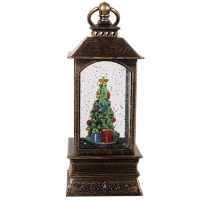 Lantaarn Kerstboom met LED verlichting en muziek