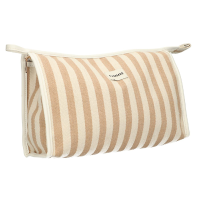 Toilettas Summer khaki gestreept