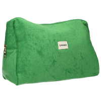 Toilettas Badstof groen