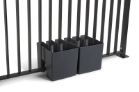 GreenUp Balkon Plantenbakken   Antraciet   Set van 2 Stuks