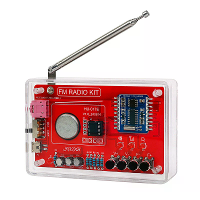 HU 017E DIY Radio Kit met RDA5807 Ruisonderdrukkende Radiomodule 87 108MHz FM Ontvangstprintplaat Elektronica Componente