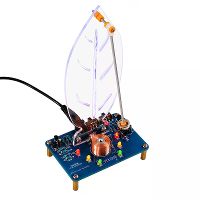 HU 076 Doe het zelf Elektromagnetische Schommelkit USB naar DC 5V Aanpasbare Amplitude LED lampen Stabiele Oscillatie Ma