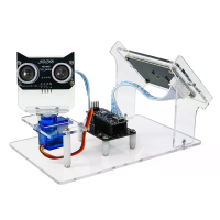 HU 091A Open Source Ultralyd Radar Scanner DIY kit 180° scanbereik DuoVisueel Nano DIY Elektroniek kit met 2,4 inch LCD 