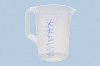 Hünersdorff 937000 Maatbeker 2000 ml Kunststof