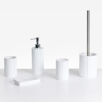 HUALLAGA   Badkameraccessoireset   Wit   Polyresin