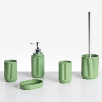 HUARMEY   Badkameraccessoireset   Groen   Polyresin