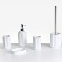 HUARMEY   Badkameraccessoireset   Wit   Polyresin