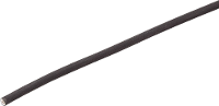 Huber+Suhner 12420676 Draad Radox® 155 1 x 0.50 Mm² Zwart per meter