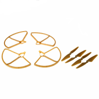 Hubsan H501S X4 RC Quadcopter Spare Parts Propeller Pack with Blade Protector Guard