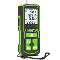 Huepar Laser afstandsmeter met hoeksensor oplaadbare digitale groene laserstraal 60M 100M 120M laserafstandsmeter