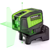Huepar PL211G Laserwaterpas Groene Stral 2 Punten 2 Lijnen Zelfnivellerend Buiten Pulsmodus Magnetische Bevestiging Lang