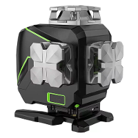 Huepar S04CG 4D 16 lijn laserwaterpas zelfnivellerend LCD scherm Bluetooth connectiviteit oplaadbare batterij IP54 water