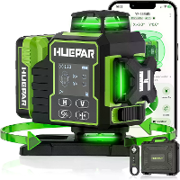 Huepar W03CG 3D W04CG 4D12Lijnen 16Lijnen Laserlevel Bluetooth Controle 4x360 Groene Stralen Rotatiebasis Zelfnivelleren