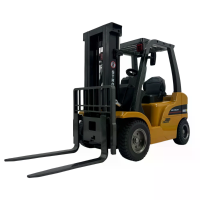 HUINA 1577 1/14 RC simulatie Engineering Model Half Alloy Forklift RTR RC auto Geluidseffecten En Vier Verlichtings Effe