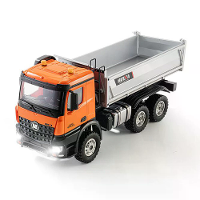 Huina 1598 2.4G 14CH 6WD RC Auto Dumptruck RTR Half Alloy Volledige Proportionele Controle Simulatie Geluid en Licht Voe