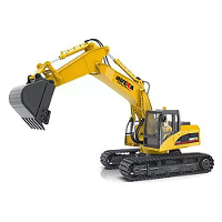 Huina Toys 1535 RTR 1/14 2.4G 15CH RC Auto Graafmachine Legering Emmer Gesimuleerde LED Licht Afstandsbediend Ingenieurs