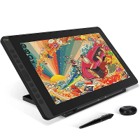 HUION Kamvas 16 15,6 Inch IPS Display Grafisch Teken Tablet met Volledig Gelamineerde Batterij vrije Stylus Kanteling 10