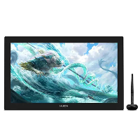 HUION Kamvas Pro 24 4K Graphic Display Drawing Tablets with 23.8 Inch IPS LCD Screen 140% sRGB 1200:1 Anti Glare Glass S