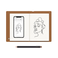 HUION Note X10 2 in 1 Digitaal Notitieboek Tekentablet met Batterijvrije Pen 9,5x7inch bluetooth Draadloze Papieren Tabl