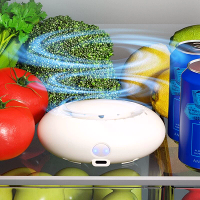 Huishoudelijke koelkast deodoriserende sterilisatie luchtreiniger 18650mAh 3 mode aanpassing intelligente ozon deodorize