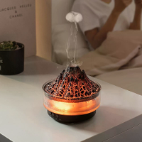 Huishoudelijke luchtbevochtiger USB Kleurrijke Simulatie Vlam Aromatherapie Machine Slaapkamer Afstandsbediening Luchtzu