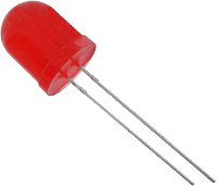 HuiYuan 10003R1D EHC B Bedrade LED Rood Rond 10 mm 550 mcd 50 ° 20 mA 2.1 V
