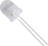 HuiYuan 10034W2C CUA C Bedrade LED Wit Rond 10 mm 11000 mcd 25 ° 20 mA