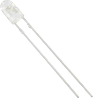 HuiYuan 3204R1C ESA B Bedrade LED Rood Ovaal 3 mm 1000 mcd 70 °, 30 ° 20 mA
