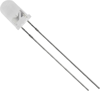 HuiYuan 5003G6C BHA P Bedrade LED Groen Rond 5 mm 75 mcd 15 ° 20 mA