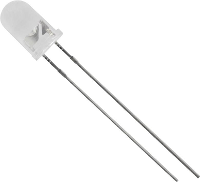 HuiYuan 5003R1C DHE A Bedrade LED Rood Rond 5 mm 600 mcd 40 ° 20 mA