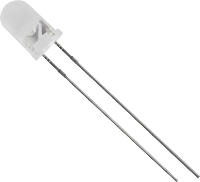 HuiYuan 5003Y1C CSA A Bedrade LED Geel Rond 5 mm 1150 mcd 20 °, 25 ° 20 mA